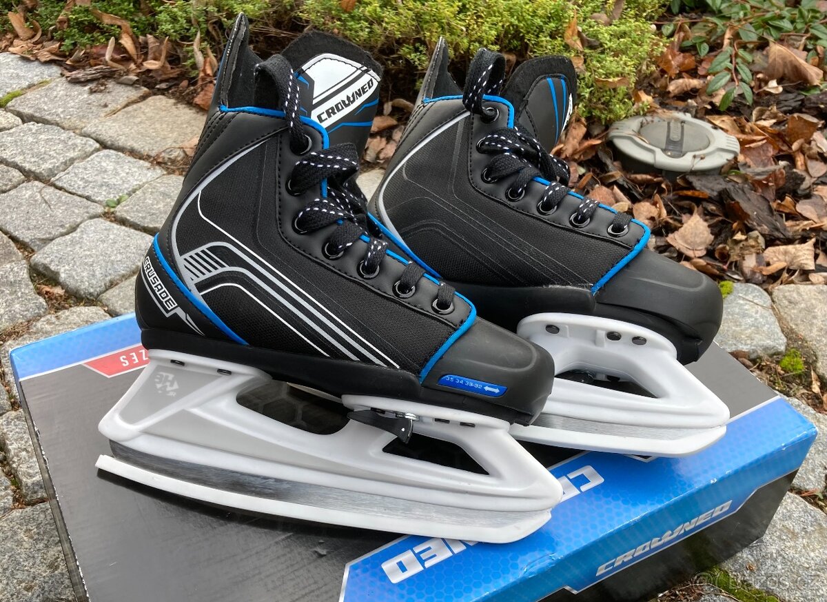 Chlapecké lední brusle Crowned vel. 32-35