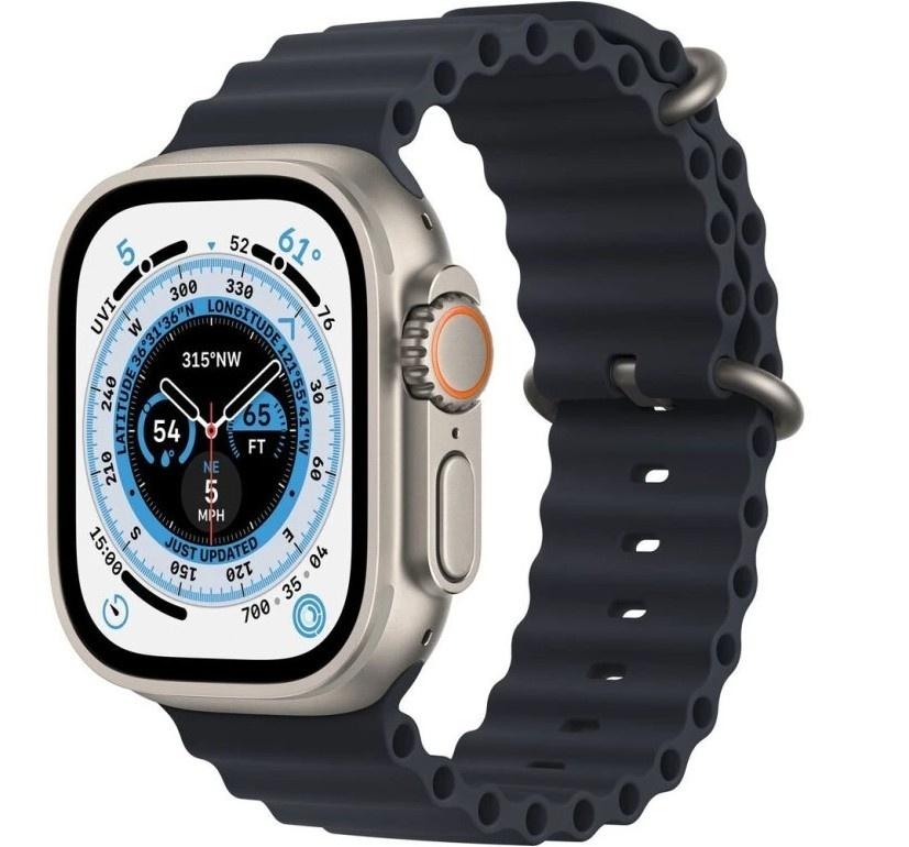 Apple Watch Ultra GPS, 49mm + Cellular Titan s černým opaske
