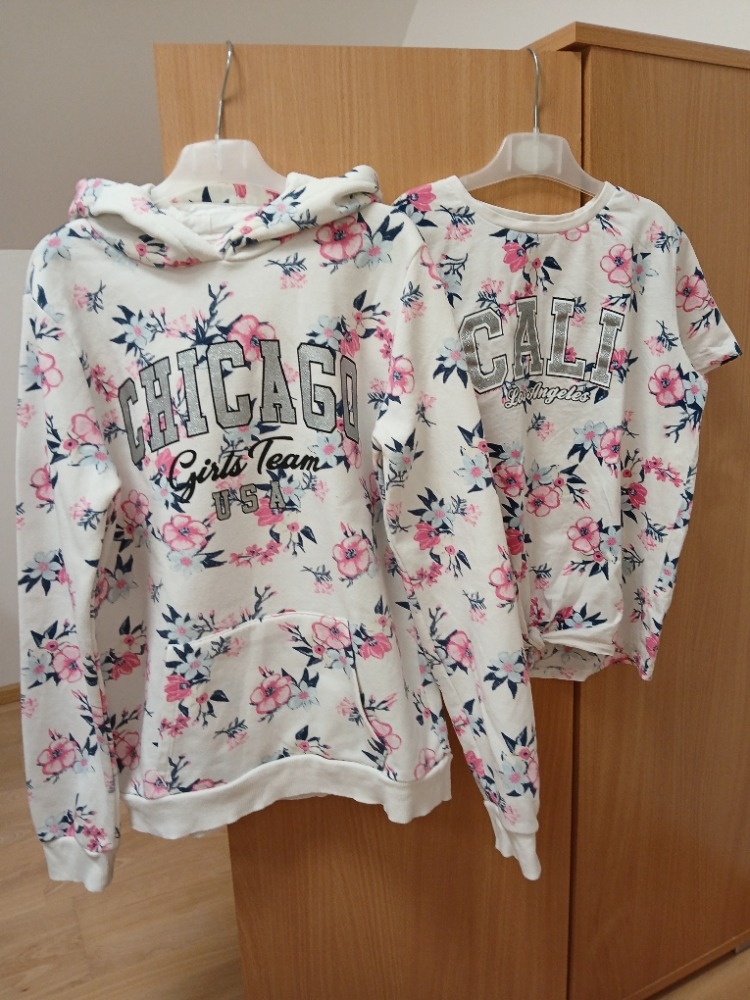 Dětská mikina + triko vel. 158 / 164