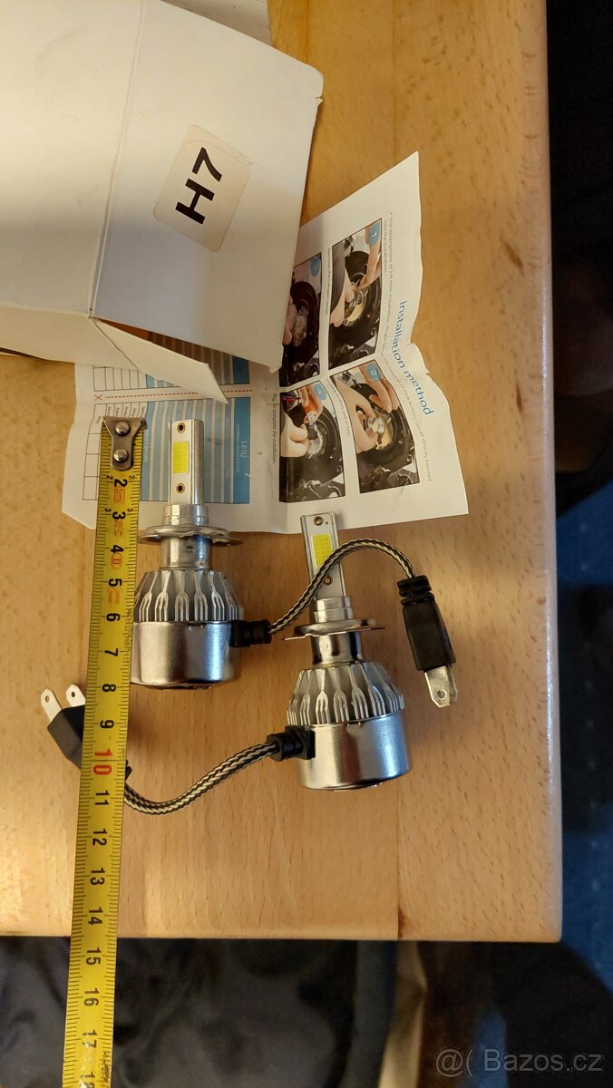 H7 led žárovky s aktivním chlazením