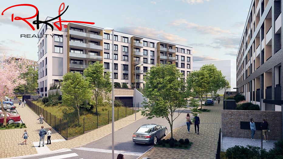 Prodej, novostavba bytu 1+kk se zahrádkou, Barrandov , Praha