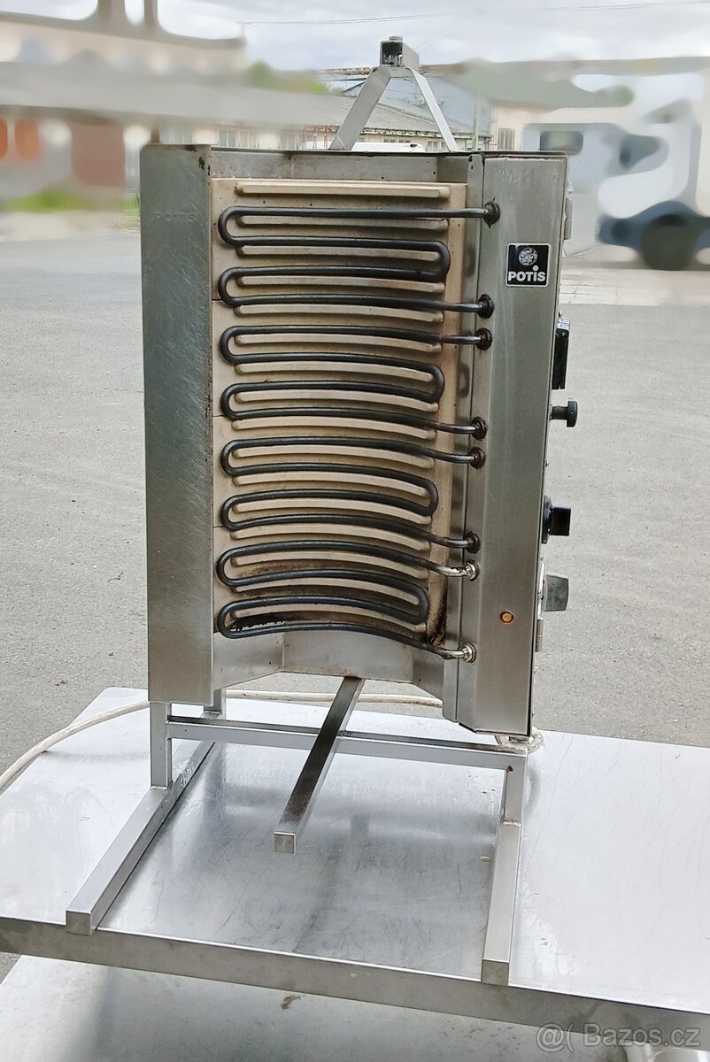 Gril na kebab gyros elektrický POTIS gril E2