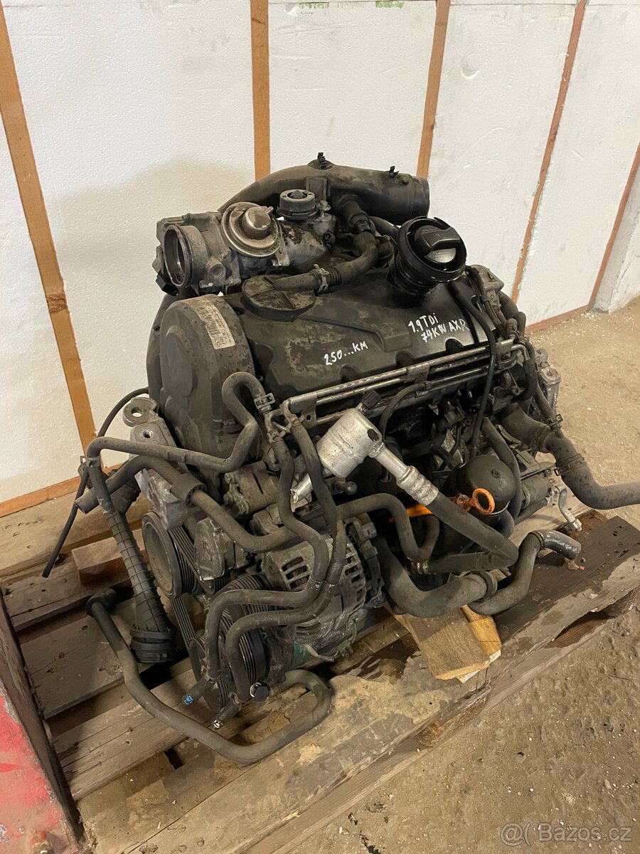 Motor 1.9tdi PD 74kw AXR