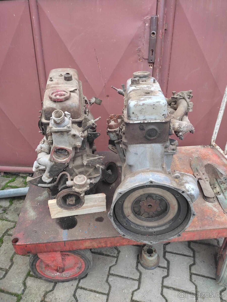 Starý motor Octavia