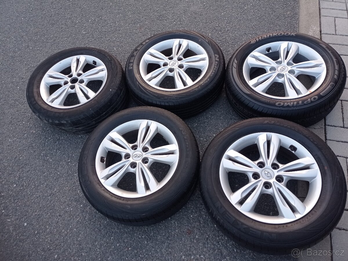 5x al kola 17" ORIGINAL HYUNDAI iX35, Tucson Letni