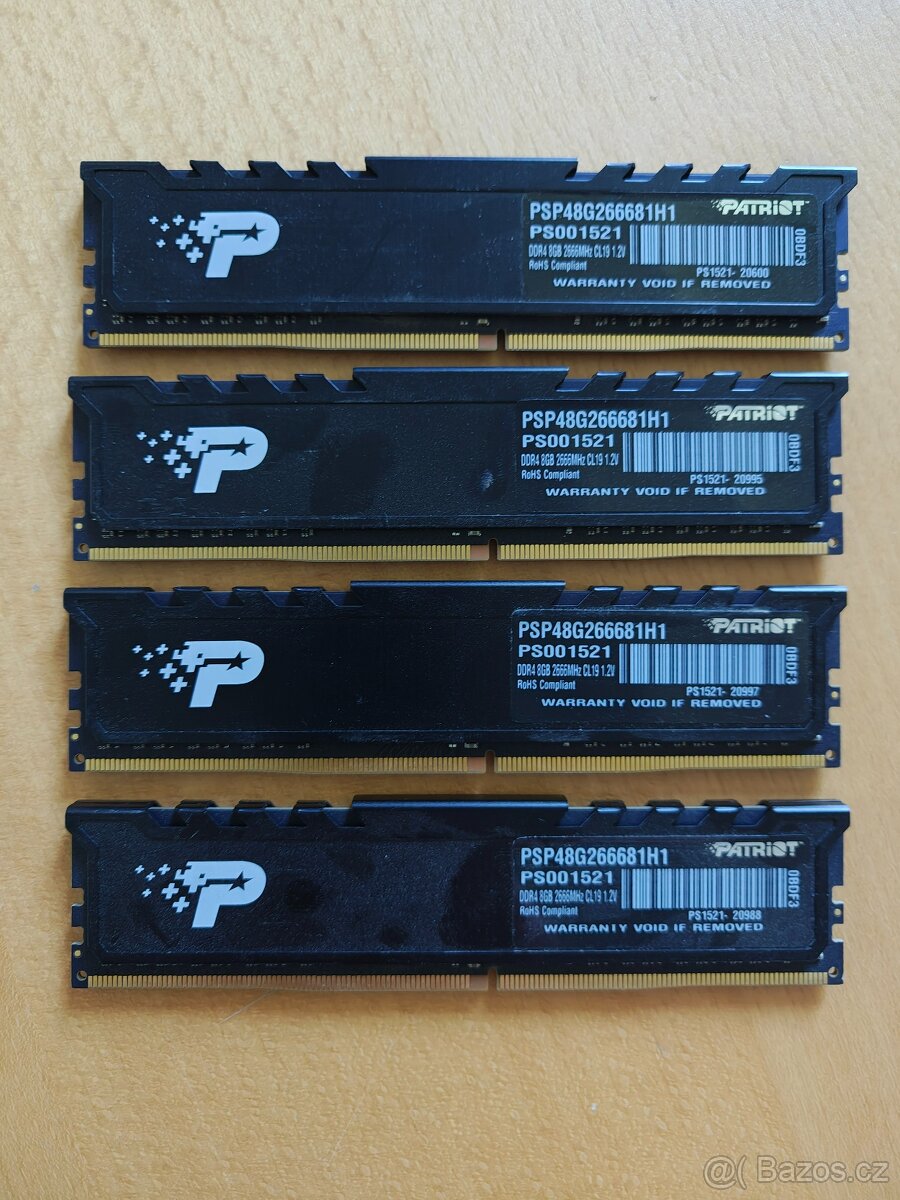 Operační paměti DDR4 Patriot Signature Premium 8GB