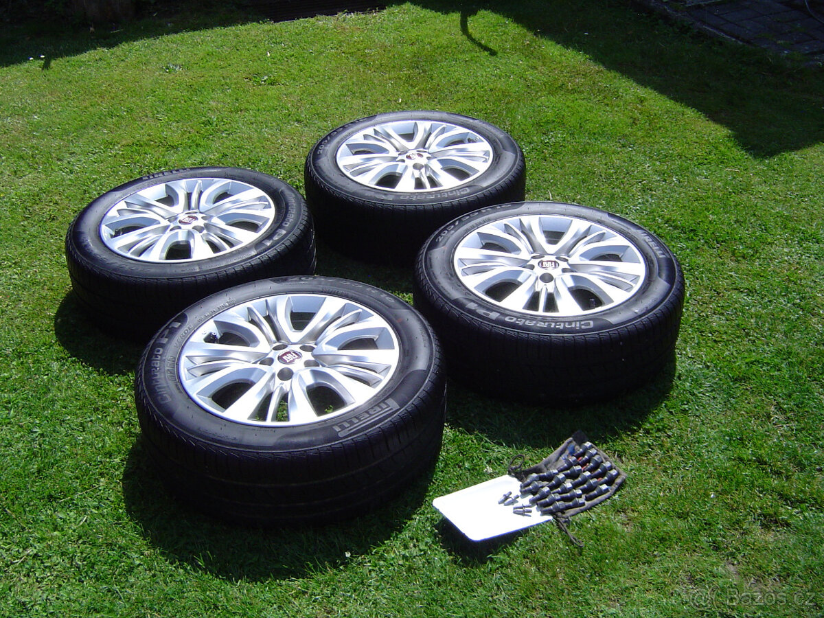 4X LETNÍ HLINÍKOVÁ KOLA FIAT TIPO 205/55 R16..TOP