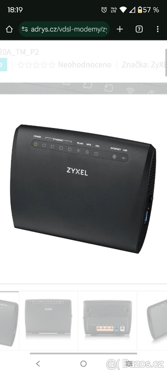 Prodej modemu Zyxel