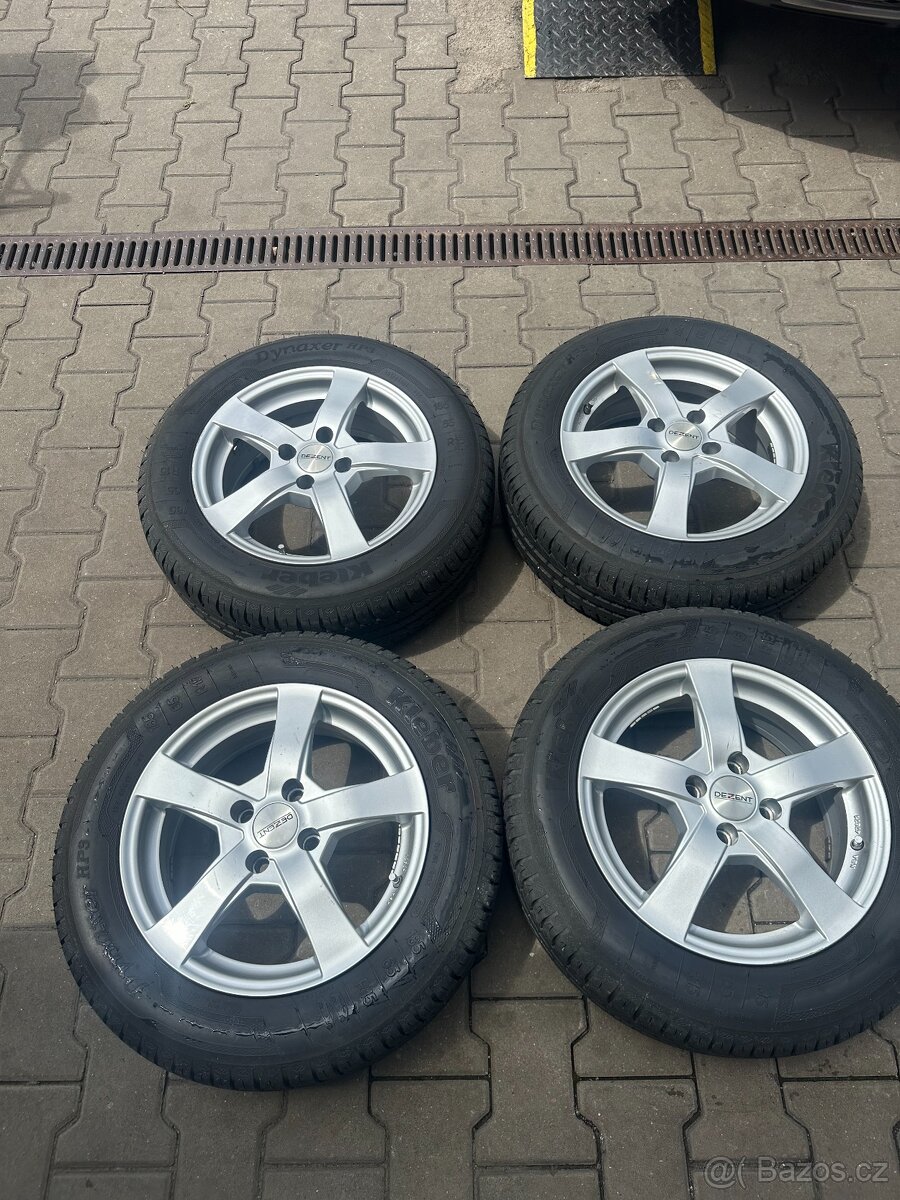 Alu disky Dezent + pneu Opel,Škoda