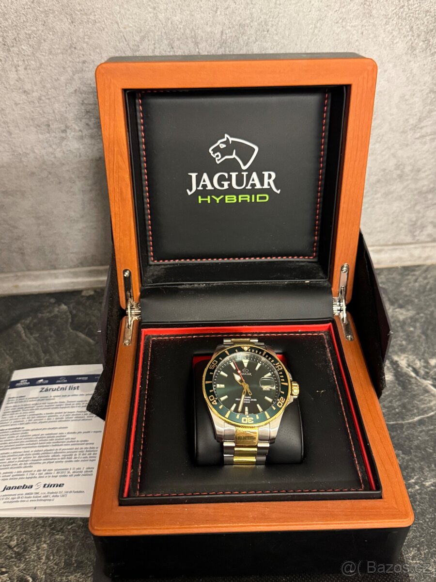 ✅ Luxusní pánské hodinky Jaguar hybrid J863/B – stav 9/10