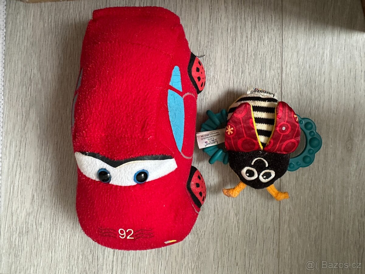Plyšové hračky pro nejmenší, 2 ks - Lamaze, Disney Cars