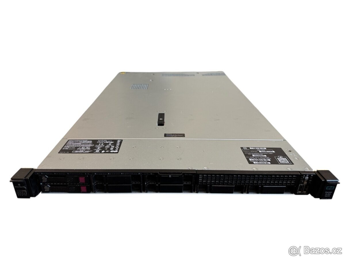 HP DL360 G10, 2x Xeon Platinum 8160, 256GB RAM, 2,4TB SAS HD