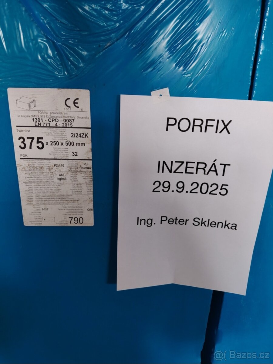 Prodám porfix zo zrušeného developerského projektu