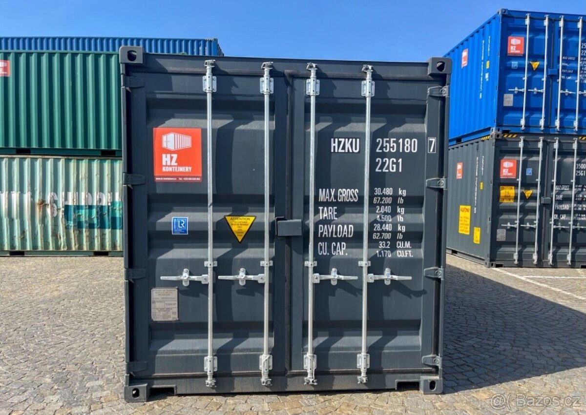 Skladový kontejner 20' - ČESKÁ TŘEBOVÁ - RAL 7016