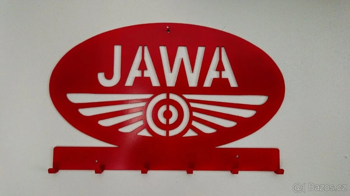 Jawa kovový věšák velikost 42cm