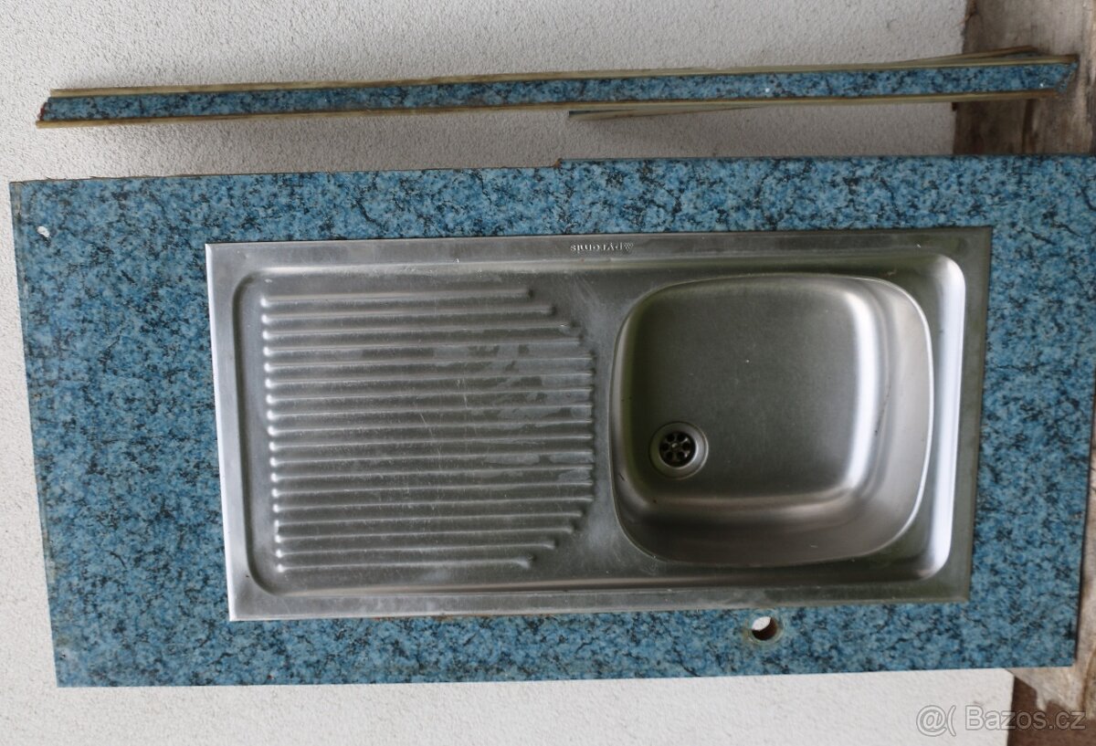 Nerzový  dřez s deskou 60 x 120