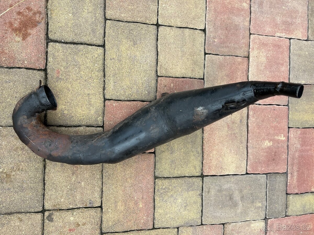 Výfuk motocross Honda CR 125 z roku 1985