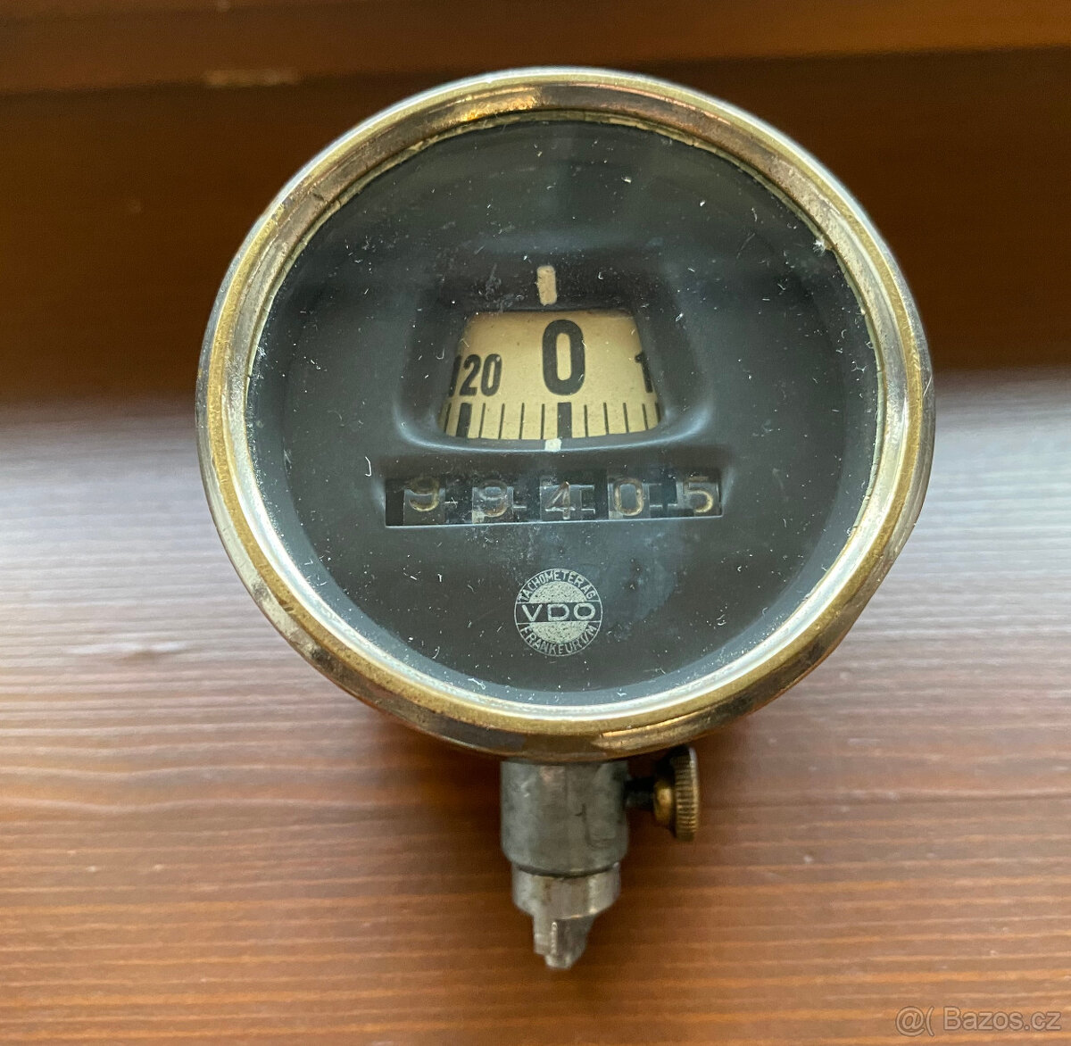 Válečkový tachometr VDO pro motocykly Jawa, DKW, BMW