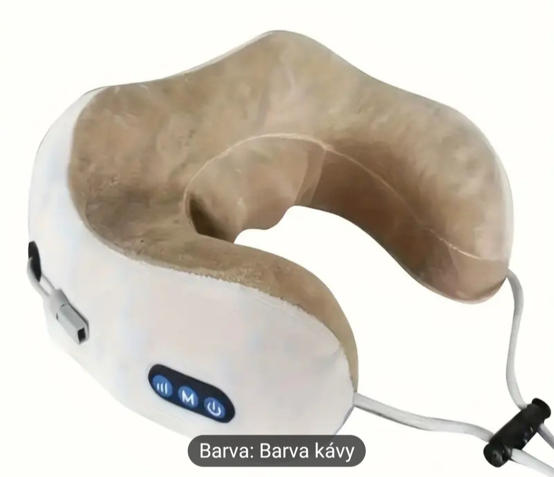 Masážní přístroj na krk ve tvaru