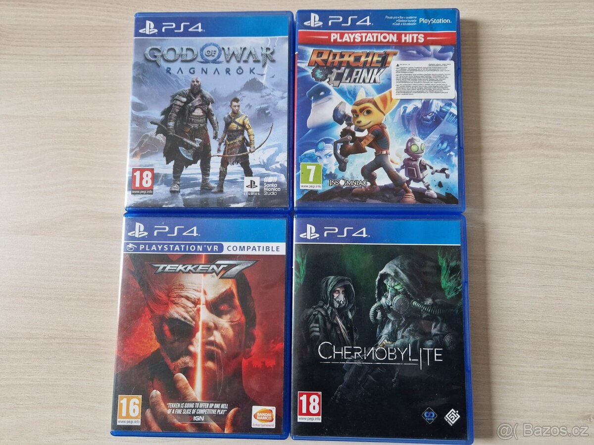 Ps4 hry v pěkném stavu