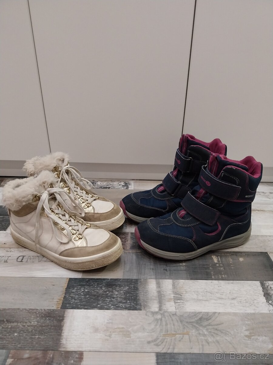 Dívčí zimní boty 37 Geox 2x
