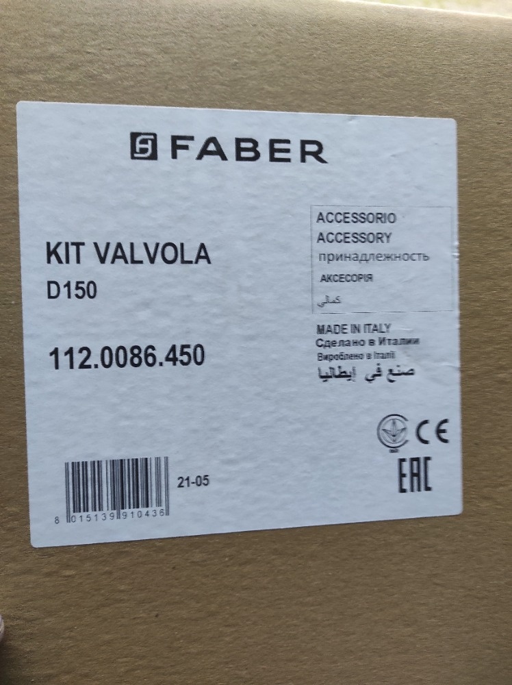 Faber zpětná klapka 150