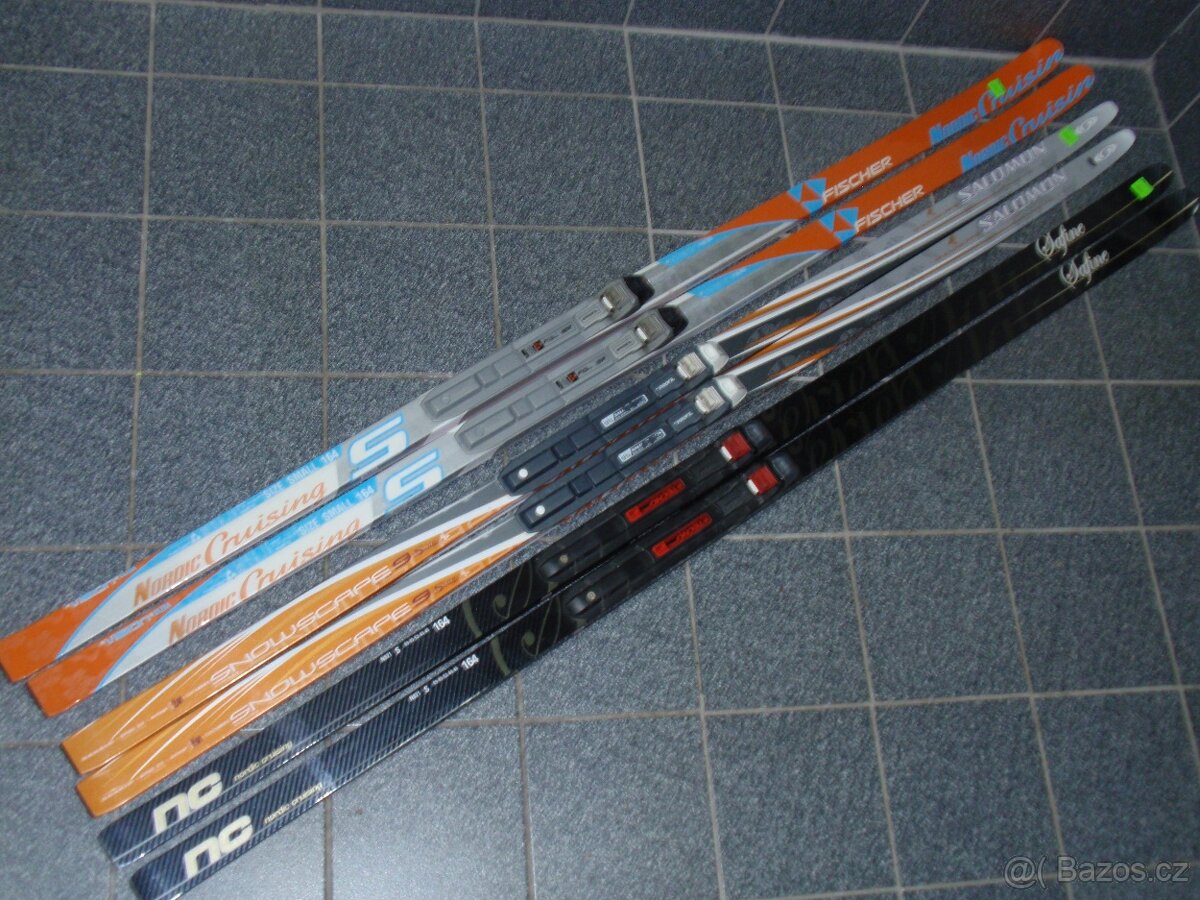 DÁMSKÉ 163/164 CM TURISTICKÉ BĚŽKY DO 55 KILO SNS