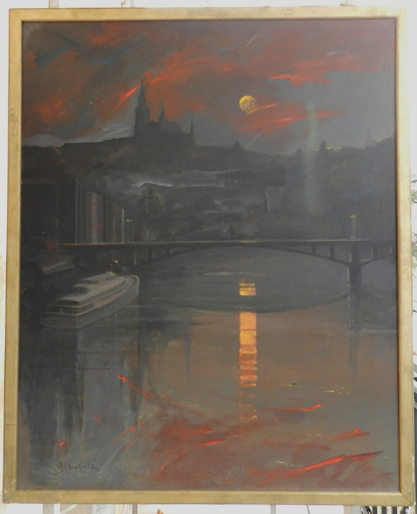 A.Bulík- Pohled na Pražský hrad