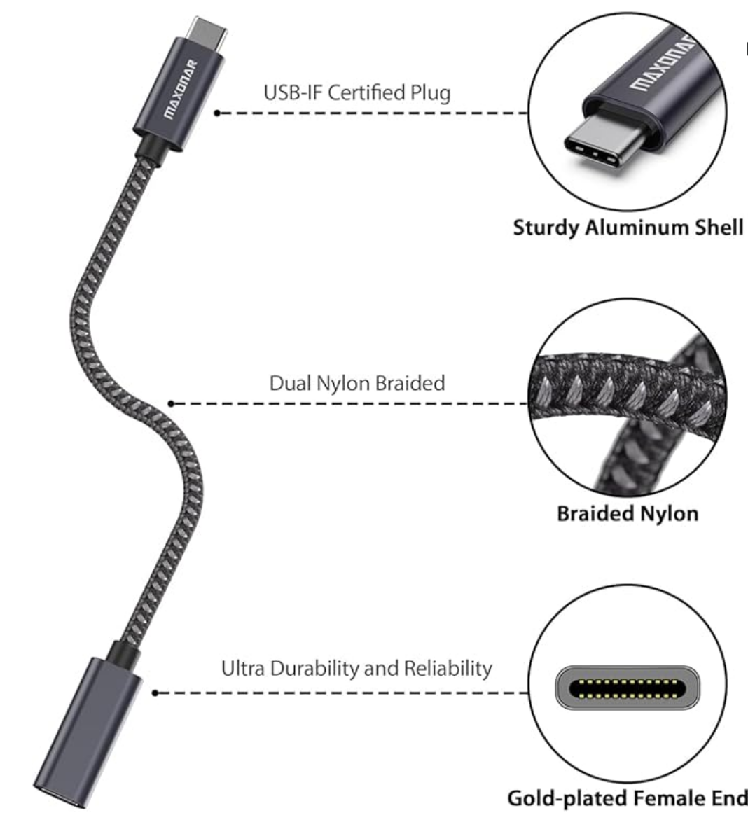 Belker Prodloužení USB C (1,8 m) USB3.2_100 W 5A nabíjení