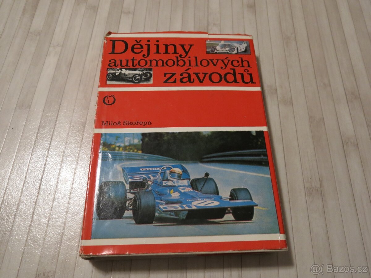 kniha "Dějiny automobilových závodů"