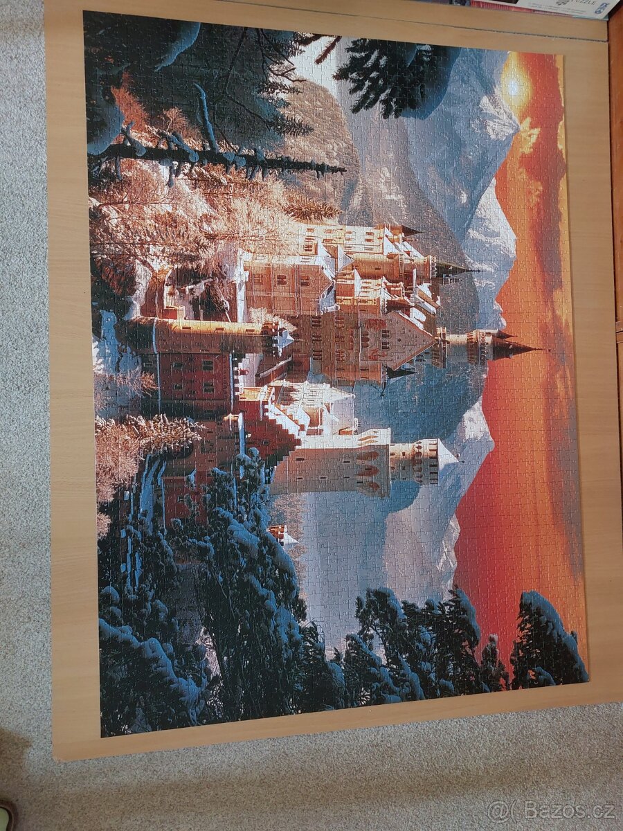 Puzzle Neuschwanstein v zime - 3000 dilku