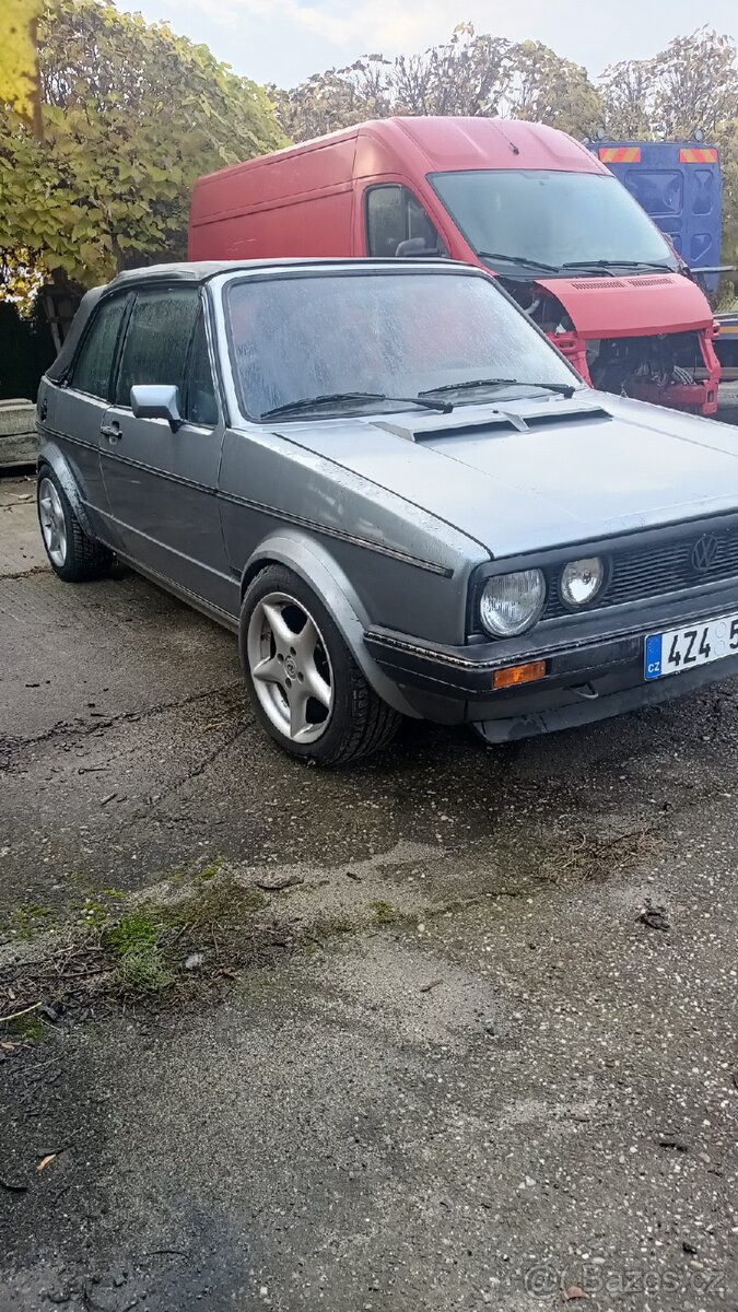 VW golf MK1 cabrio výměna