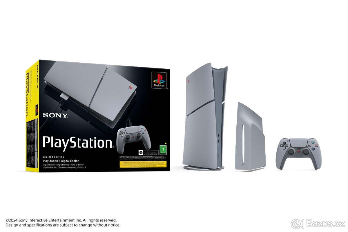 PS5 Slim Digital 30th Anniversary Limitka - Nový Nerozbalený