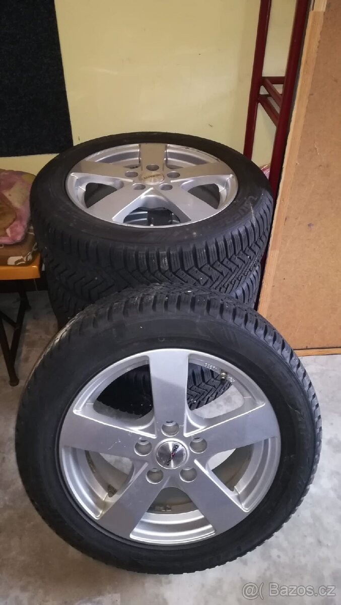 Pneu zimní 205/55R16 +ALU+senzory