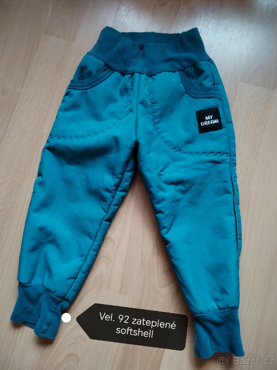 Zateplené kalhoty vel. 92