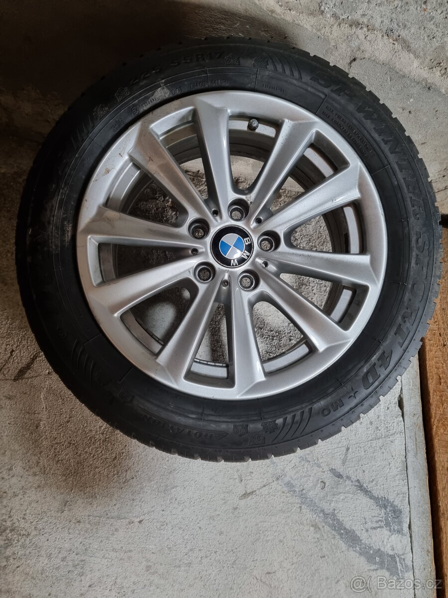 BMW disky 17 palcové + zimné pneu Dunlop