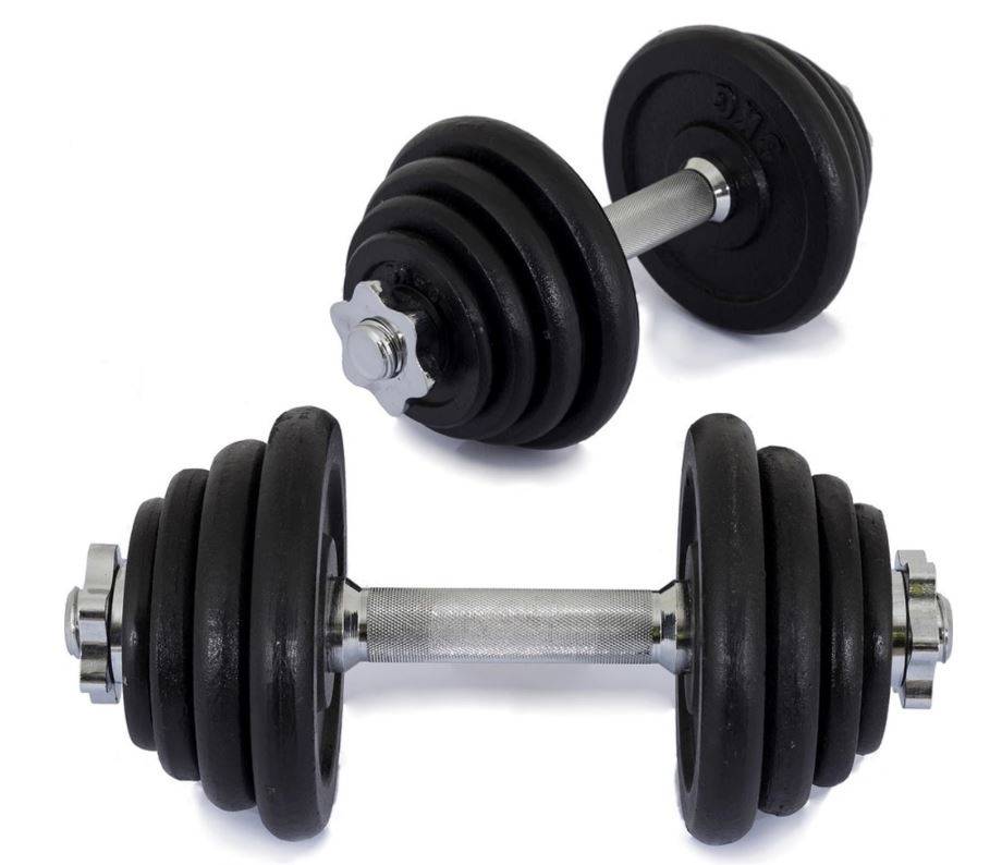 Poptávám 2x činky 12-18 kg