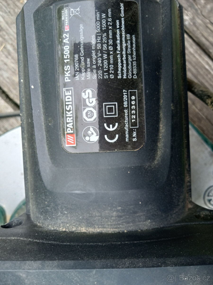 pokosová pila PKS 1500 A2