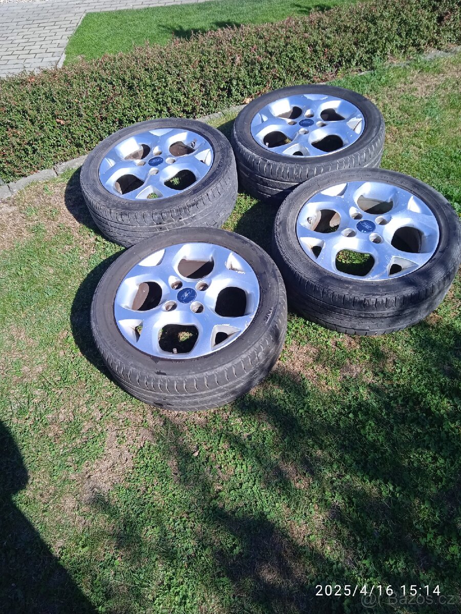 Alu letní kola na Ford Fiesta +rezerva