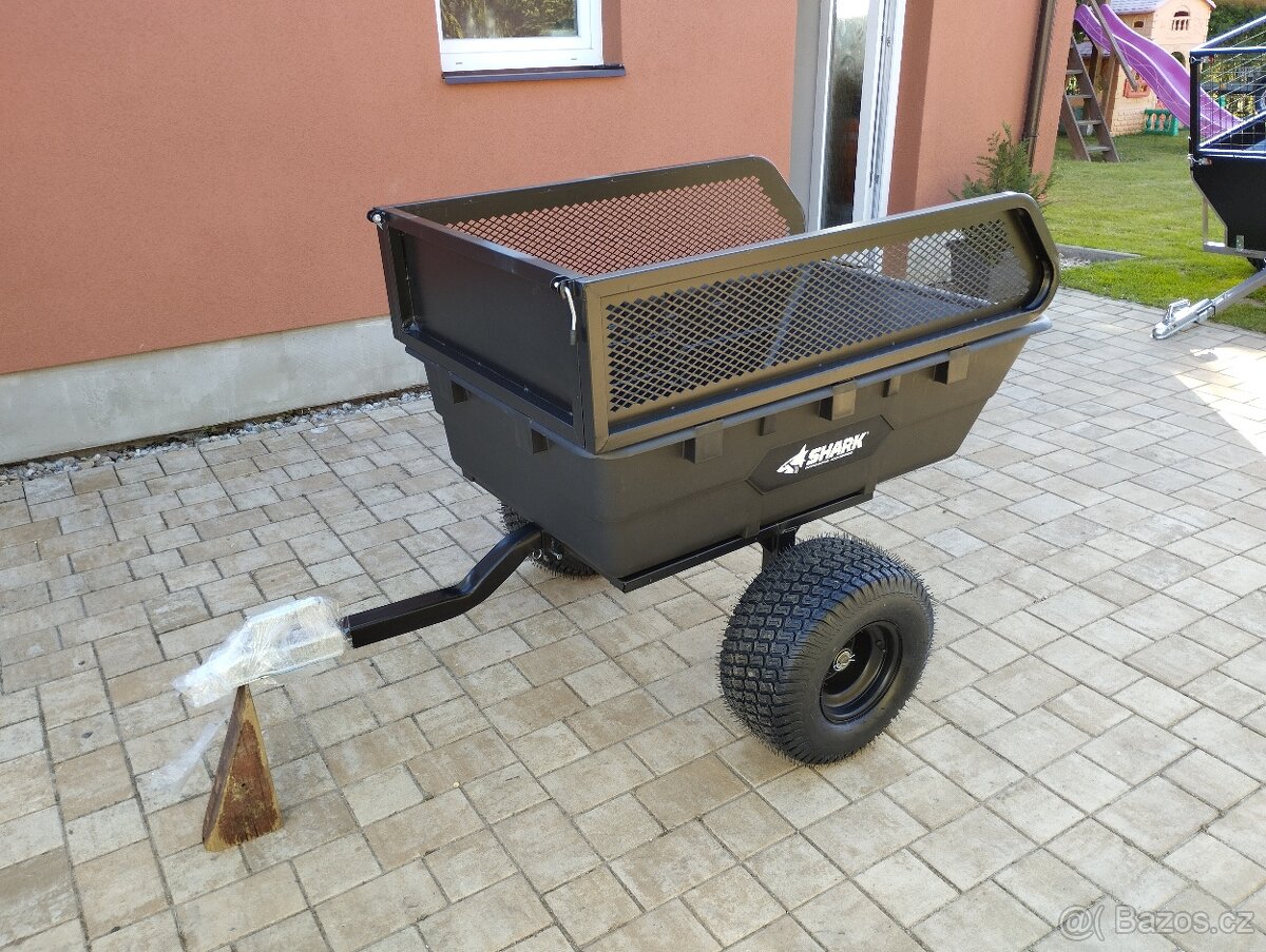 Nový vozík za čtyřkolku :SHARK ATV TRAILER GARDEN 300 S BLAC