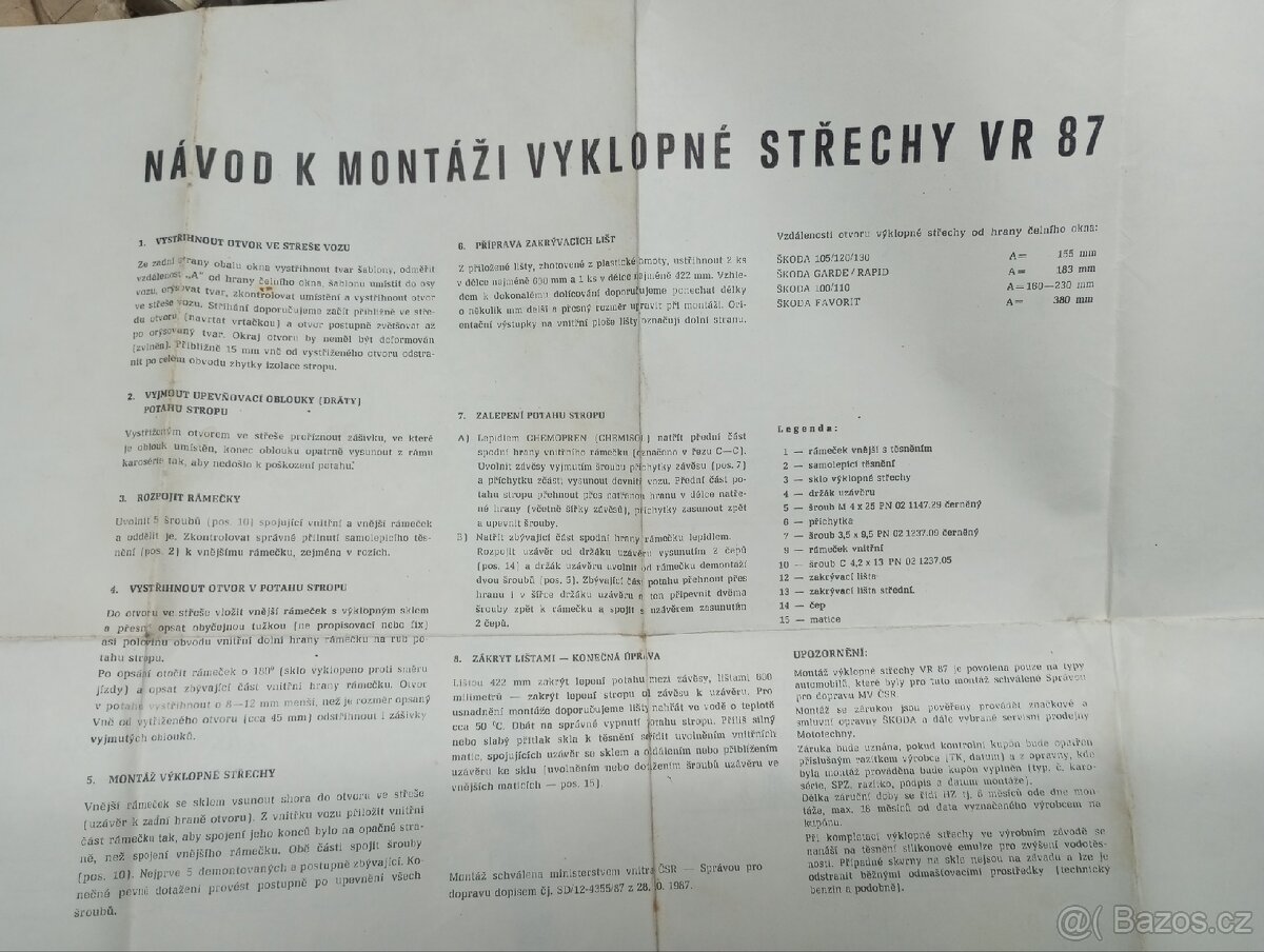 Škoda "prospekty"