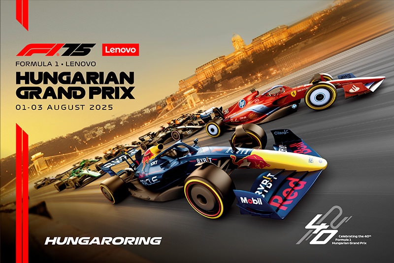 F1 VC Maďarsko - Hungaroring 2025 tribúna Grid 1