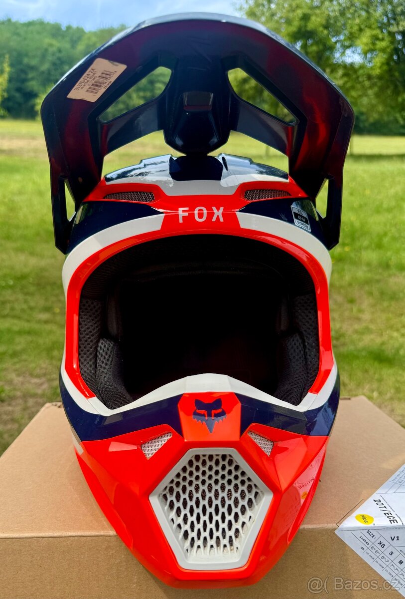 Prilba FOX V1 Orange 2024