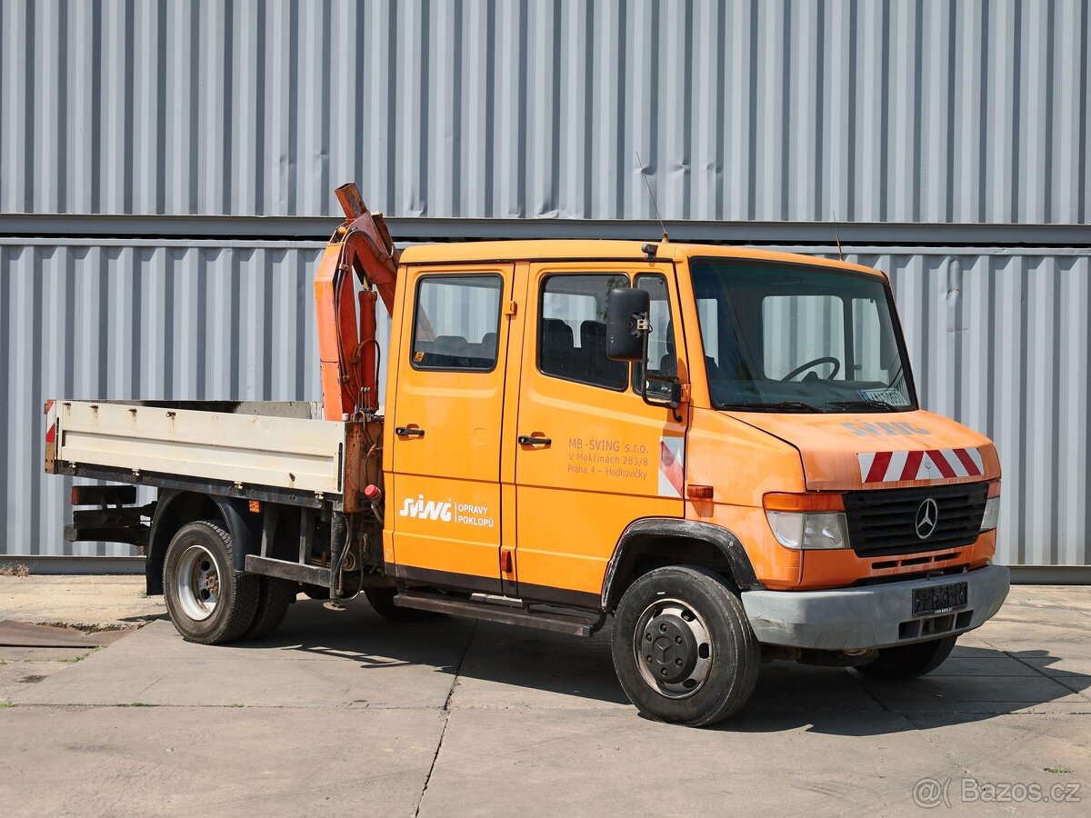 Mercedes-Benz VARIO 814 D, HYDRAULICKÁ RUKA, DVOJITÁ KABINA