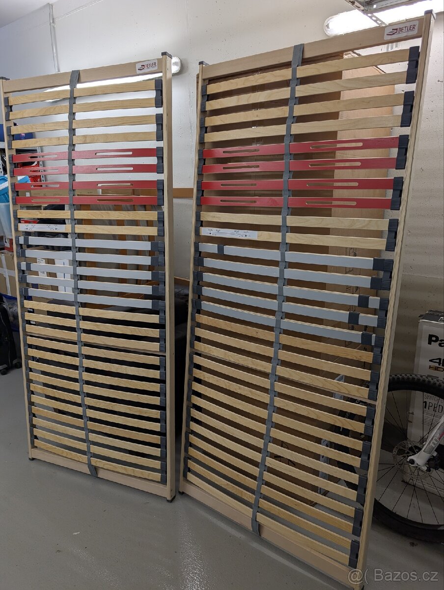 2x lamelový rošt 90 x 200 cm
