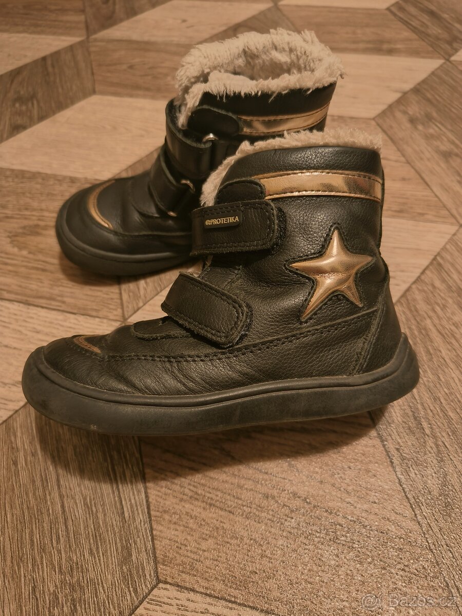 Dívčí zimní boty Protetika Barefoot