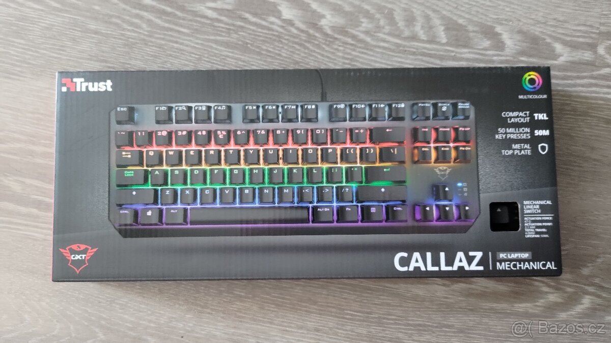 Prodám novou herní klávesnici Trust Callaz