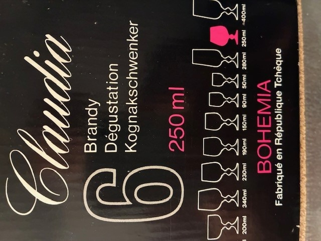 Sklenice Brandy 250 ml