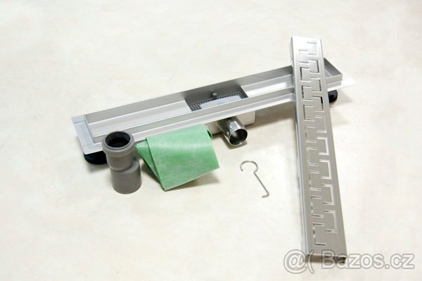 Sprchový podlahový odtokový nerezový koupelnový žlab