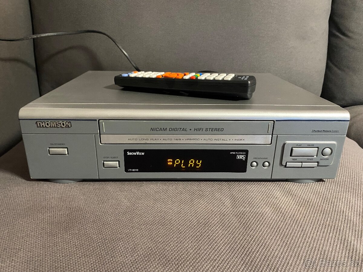 VHS videorekordér THOMSON, 6hlav, Hifi stereo